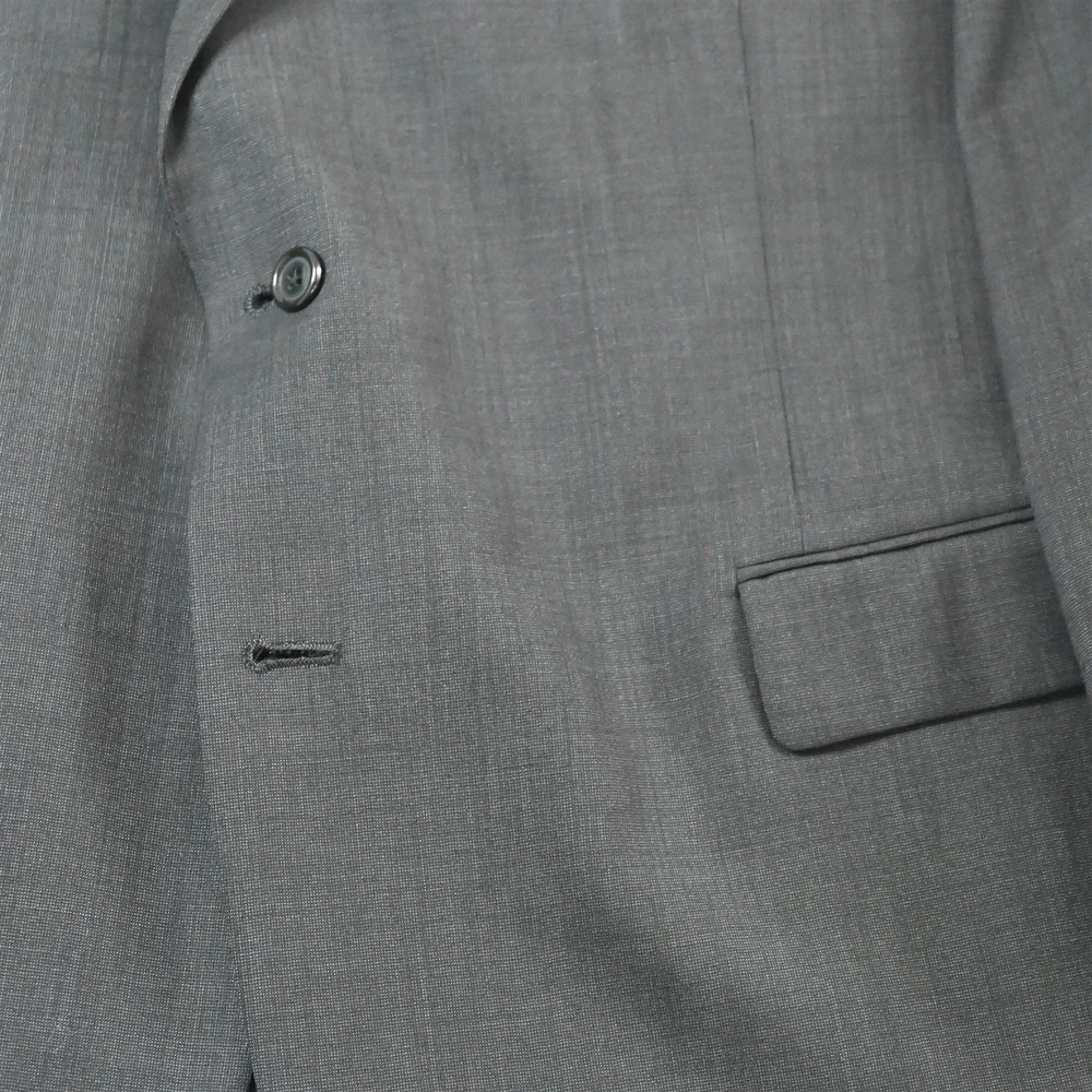 Jos. A. Bank‎ 48R Dark Gray 100% Wool Mens Blazer Suit Jacket Sport Coat_3